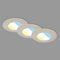 BRILONER – 3er Set LED Einbaustrahler 230V, LED Strahler Badezimmer IP44, Deckenstrahler, Spots, Deckenspots, Lichtfarbe einstellbar, Matt-Nickel