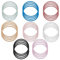 BENECREAT 32 Pièces Bracelets de Cordes de Guitare Empilables - 8 Couleurs, 5.6cm de Diamètre Intérieur - Fil d'Acier Rond pour Femmes, Bijoux en Bobine