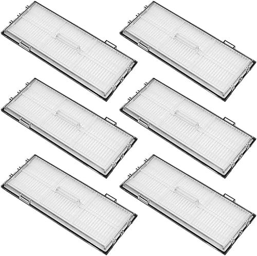INF Confezione da 6 filtri per aspirapolvere per Robot aspirapolvere Roborock S8 PRO Ultra, S8+, S8, S7, S7+, S7 MaxV, S7 MaxV-Plus, S7 Max-V Ultra, filtri HEPA Lavabili
