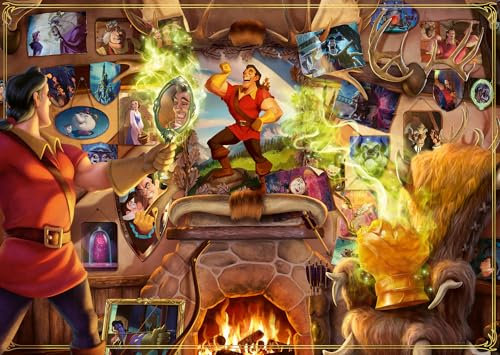 Ravensburger - Disney Villains Gaston 1000 Piece Puzzle, 70x50cm, Ages 14+