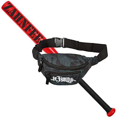 Sportset ROT Baseballschläger mit Bauchtasche Zahnfee Aluminium 26 Zoll