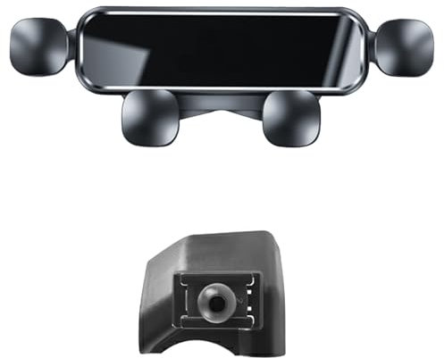 FHBPCPP Kompatibel für Ford F150 SVT Raptor 2019 2020, Handyhalterung Auto Lüftung Handy Upgrade Schwerkraft Auto Telefonhalterung Freisprecheinrichtung,B Black