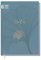 Notizbuch A5 liniert Blue Ginkgo von Trendstuff by Häfft - 124 Seiten, 62 Blatt - ideal als Tagebuch, Bullet Journal, Ideenbuch, Schreibheft - nachhaltig & klimafreundlich