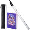 Vixx Noxx Tin Whistle Set Key of D irlandais traditionnel Penny Whistle Low D Whistle avec pochette à sifflet étui et feuille de musique pour débutants(Silver)