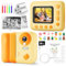 IEEILULU Sofortbildkamera 1080P, 2,4 Zoll Kinderkamera Sofortdruck mit 64G Karte & 3 Rollen Druckpapier, perfekt für Kinder 3-12 Jahre als Geschenk