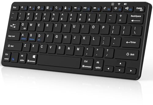 KARFUN Wireless Bluetooth Keyboard for iPad 10 Gen, i Pad Keyboard Compatible with 11/10/9/8/7/6th, iPad Air 5/4th /Pro 11/12.9/9.7/Mini, 10.9 &10.2 and Other Devices
