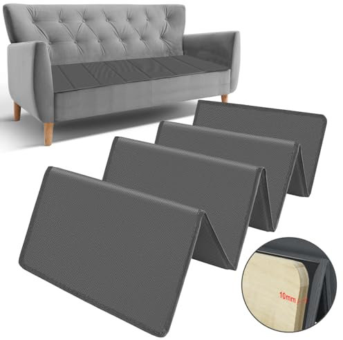 VERONLY Stützpolster Sofa für Durchhängender Sitz,167.5X43 cm Faltbar Sofa Saver Kissen Stützbrett mit Oxford-Oberfläche Stützbretter aus Holz für Meisten 3 Sitzer Sofas
