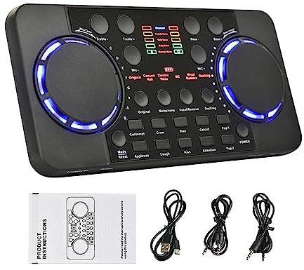 V300 Pro Carte Son en Direct Streaming 10 Effets sonores 4.0 mélangeur d'interface Audio for DJ Musique Studio Enregistrement karaoké