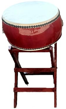 Japanische Taiko, Flache Trommel Mit Stand, Verwendet Für Aufführungen/Festivals/Unterrichts -Percussion -Instrumente,40CM