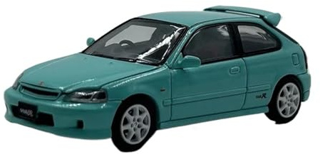 Die-Casting 1:64 for Civic Type-R EK9 Alloy Static Car Model Collectible Desktop Ornament Büro Zimmerdeko