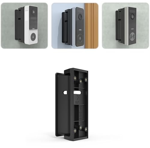 UIQELYS Adjustable Angle Mount for AOSU Video Doorbell (SE/PRO/ULTRA), 0° to 90° Degree Wedge Kit Left or Right Viewing Angle, Eliminate Blind Spots for Home Security