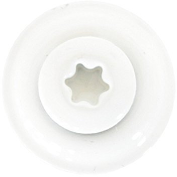 Spenglerschrauben Reinweiß RAL 9010 4,5 x 35 mm, 100 Stk.