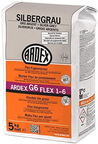 ARDEX G6 FLEX1-6 Mortier de joint flexible Gris argenté 5 kg