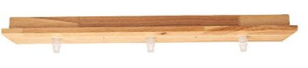 Baldachin 3-flammig Lampen-Baldachin Holz-Natur EC1704