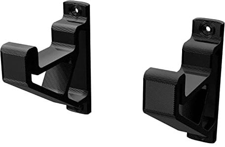 Ladder Wall Mount Bracket Holder Universal Low Profile Heavy Duty Black