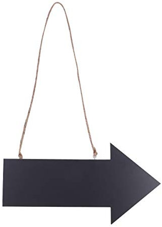 SEWACC Fleche Directionnelle Bois Cadeau Crémaillère Panneau de Tableau en Bois en Ficelle de Craie Cadeau de de Maison 1 Pc Fleches Panneau Pancarte Directionnelle Entrée