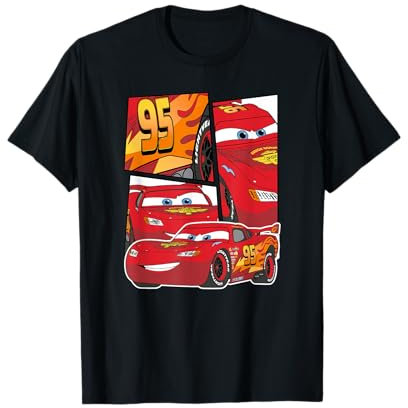 Pixar Cars Lightning McQueen Grid T-Shirt