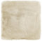 -LUXOR- living Sitzkissen Coste - Kunstfell Stuhlauflage als Deko Wohnzimmer oder Stuhlkissen - gemütliches Sitzkissen Stuhl Dekokissen 40 x 40 cm eckig Beige 4er Set