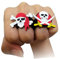 DRESSOOS 24 Stk Piratenringe kinderringe schellenkranz kinder partygeschenke gummischlaufen gummiringe rollenspiele Silikonring party geschenke Fingerringe Karikatur Spielzeug