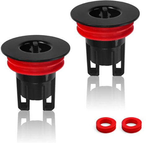 WJUAN 2 Pièces Filtre evier, Clapet Anti Odeur avec Bague D'étanchéité, Siphon Douche Magnétique Flottante, Adaptée aux Siphons Sol de Cuisine Salle de Bain 28-45 mm