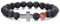 TOLOWOBK Kreuz Armband Herren Tigerauge Armband Männer Perlenarmband Herren Jungen Naturstein Perlen Armbänder Christliche Konfirmation Firmung Abitur Geburtstag Geschenke für Sohn Bruder Enkel Neffe