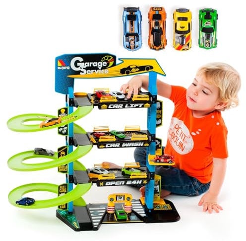 Parking parking avec accessoires (MOLTO pour enfants à 4 étages)