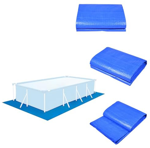 Tapis de piscine hors sol 2 x 3 m - Tapis pour piscine hors sol, tissu imperméable rectangulaire, protection sol pliable, résistant au chlore et aux UV | jardin, terrasse, camping