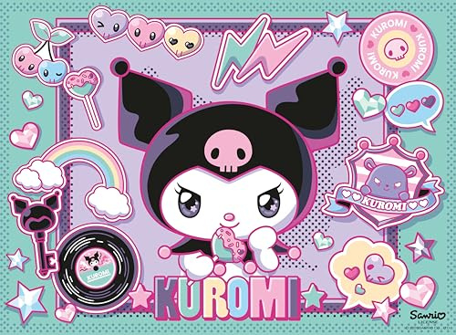 Ravensburger Kuromi 100 Piece XXL Jigsaw Puzzle for Kids Ages 6+ Sanrio Character Puzzle Children’s Puzzle Gift