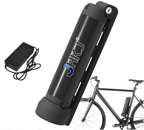 JHKJ 24V 7,5Ah 10,5Ah Lithium-Ionen-Akkus in Flaschenform für E-Bikes, 36V 5Ah 7Ah Lithium-Ionen-Akku in Kesselform mit Ladegerät für 300W Mountainbike-Motoren,24v,7.5Ah