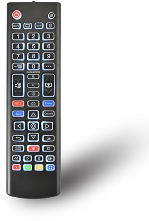 Universal Backlit Remote Replacement for LG Smart TV Remote Control AKB76040302 AKB76037601 AKB75095307 AKB75375604 and More for All LG 4K UHD LED OLED Smart HDTV (Backlight)