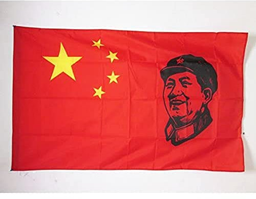 AZ FLAG Bandiera Cina con MAO ZEDONG 150x90cm - Bandiera Cinese - MAOISMO 90 x 150 cm Foro per Asta