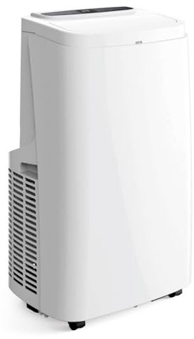 electriQ 12,000 BTU Quiet A‑Rated Portable Air Conditioner – 3‑in‑1 Cooling/Fan/Dehumidifier, R32 Refrigerant, Whisper‑Quiet (38–48 dB), LED Display, Remote & Window Kit Included