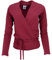 GURU SHOP Wickelshirt, Yogashirt, Langarmshirt in Bio-Qualität - Paprika, Damen, Baumwolle, Size:M