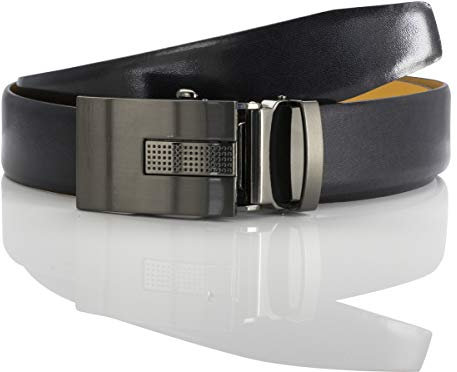 LINDENMANN Herren Ledergürtel/Herren Gürtel Automatik, Rindleder, schwarz