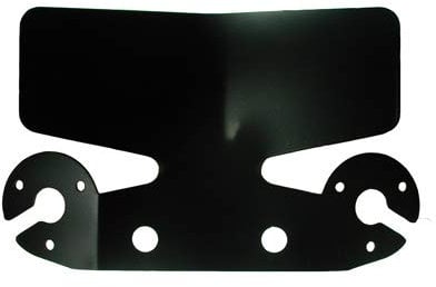 Tow bar bumper protector, BLACK, Large, Double bracket, Tow-Tekta Guard, Maypole