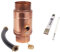 Sanitärshop Baustoffe & Sanitär: Kupfer Regenwassersammler mit Schlauchanschluss 87mm + Zollstock und Bleistift - 85% Wasserertrag für Fallrohr und Regentonne