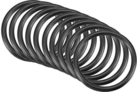 QUARKZMAN 10 Stück Nitrilkautschuk O-Ring Dichtung Abdichtung 36mm x 30mm x 3mm für Wasserhahn Klempner Reparatur Dichtung Verbindung, Schwarz