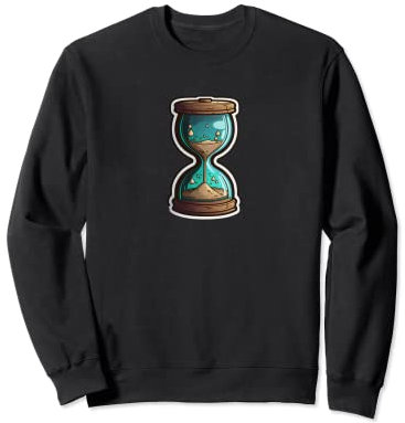 Sablier, sablier, sablier, minuterie, infini, compte à rebours Sweatshirt