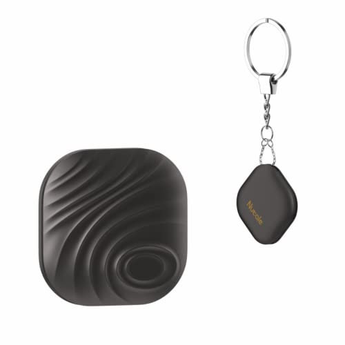 Nutale Localisateur D'objets de Clé Portefeuilles Café - Key Finder Anti-Perte Téléphone Chercheur Alarme Trouve-clés, avec Porte Clés Localisateur et Traqueur Sonore