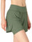 donhobo Damen Shorts Sport 2 in 1 Kurze Hose High Waist Leggings Laufshorts Sommer Sporthose Fitness Yoga Shorts Hotpants (Armeegrün, S)