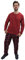 Kruxader, Ensemble Pigiama da Uomo en Pile Caldo, Pigiama PJ (Gunner Winter Red, L)