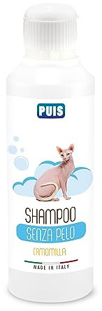 PUIS Shampoo Gatto Senza Pelo Profumato Camomilla Ipoallergenico - 220ml