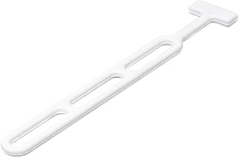 LYSEL® Verstellbare Gummistroppe, (L) 280mm in weiß (10 Stück)