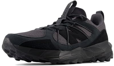 New Balance Men's DynaSoft TEKTREL V1 Suede Trail Running Shoe, Black/Phantom/Magnet, 8 M