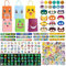 LGZIN 154 Stück Party Mitgebsel Kindergeburtstag, Party Gastgeschenke Kinder, Par-ty Dekoratives Mitgebsel Set mit Geschenktüten, Par-ty Masken Kinder, Abzeichen, Schnapparmband und Tattoo Aufkleber