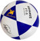 kesurpae Fußball der Größe 5 für Erwachsene mit außergewöhnlicher Luftspeicherung. PVC Standard Trainingsfußball, weiß Blau