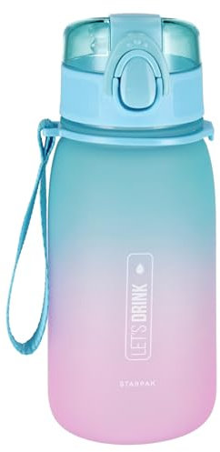 sarcia.eu Botella Ombre con boquilla, botella de agua, plástico 400 ml