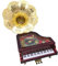 Levemolo Spieluhr Grammophon-klavierspielzeug Musikspielzeug Mit Melodiebox Federuhr Geburtstagsgeschenk Für Mädchen