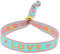 Selfmade Jewelry - Statement Festival Armband Stoff Armband Damen Stoffarmbänder in Pink für Festival Outfit Damen (LOVE (Türkis)