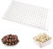 Fleymu Stampo in Silicone Emisferico Piccolo con 288 Fori, 2 Stampi per Cioccolato Mini Sfere Ø5mm, Stampo in Silicone per Praline, Produzione per Fare Cioccolato, Torte, Gelatina